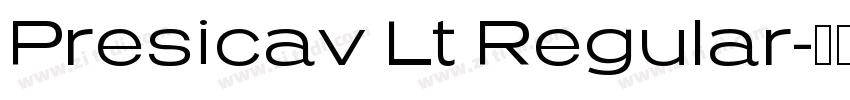 Presicav Lt Regular字体转换